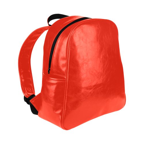 red Multi-Pockets Backpack (Model 1636)