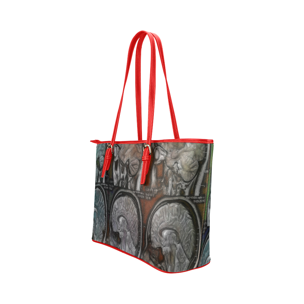 The Roswell Archive Leather Tote Bag/Small (Model 1651)