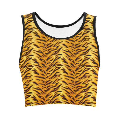 Tiger Women's Crop Top (Model T42)