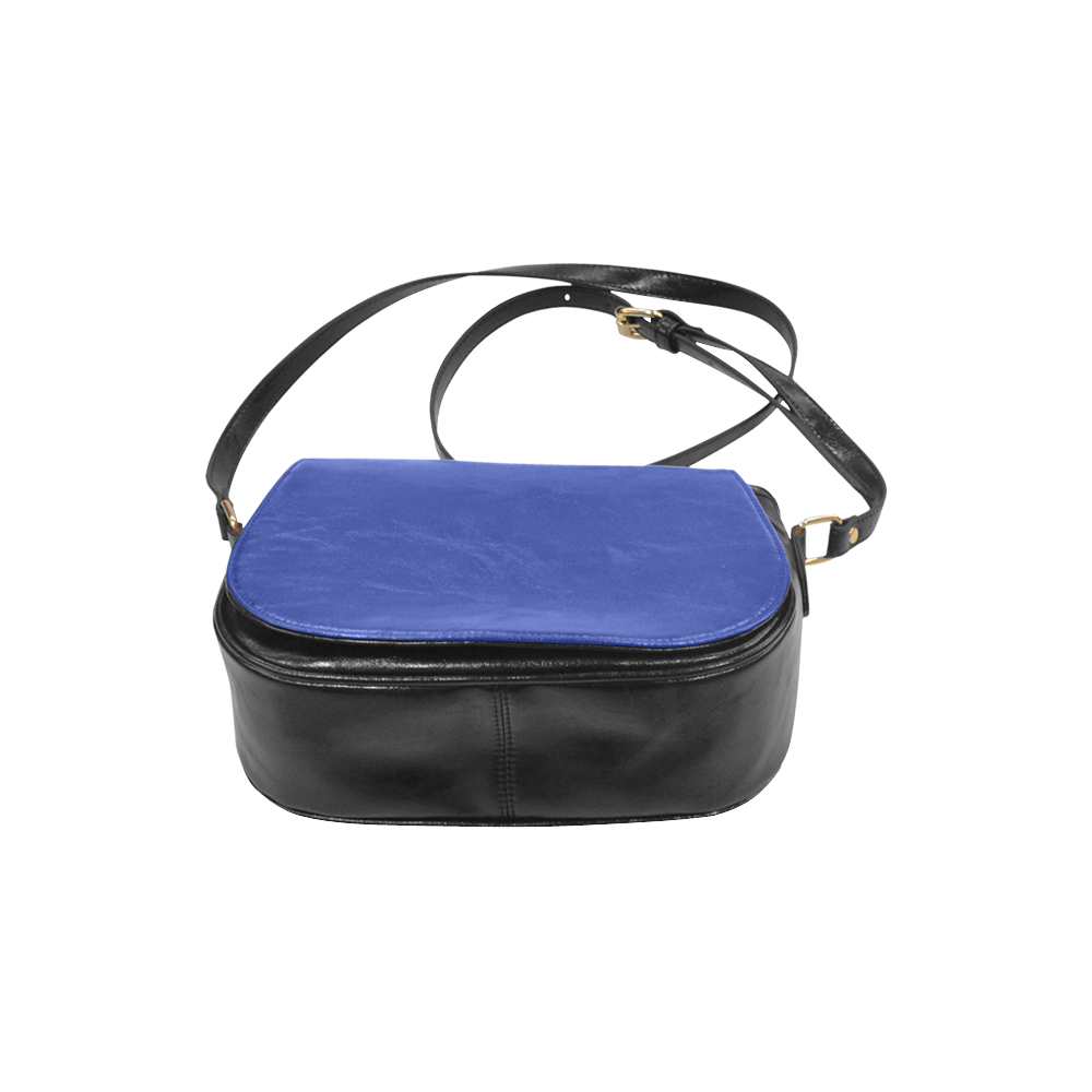 blue and black 2 Classic Saddle Bag/Small (Model 1648)