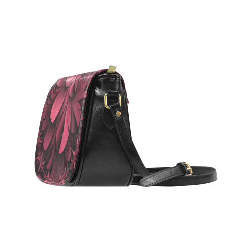 petal fractal Classic Saddle Bag/Small (Model 1648)