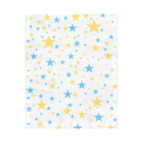 blue and yellow stars Duvet Cover 86"x70" ( All-over-print)