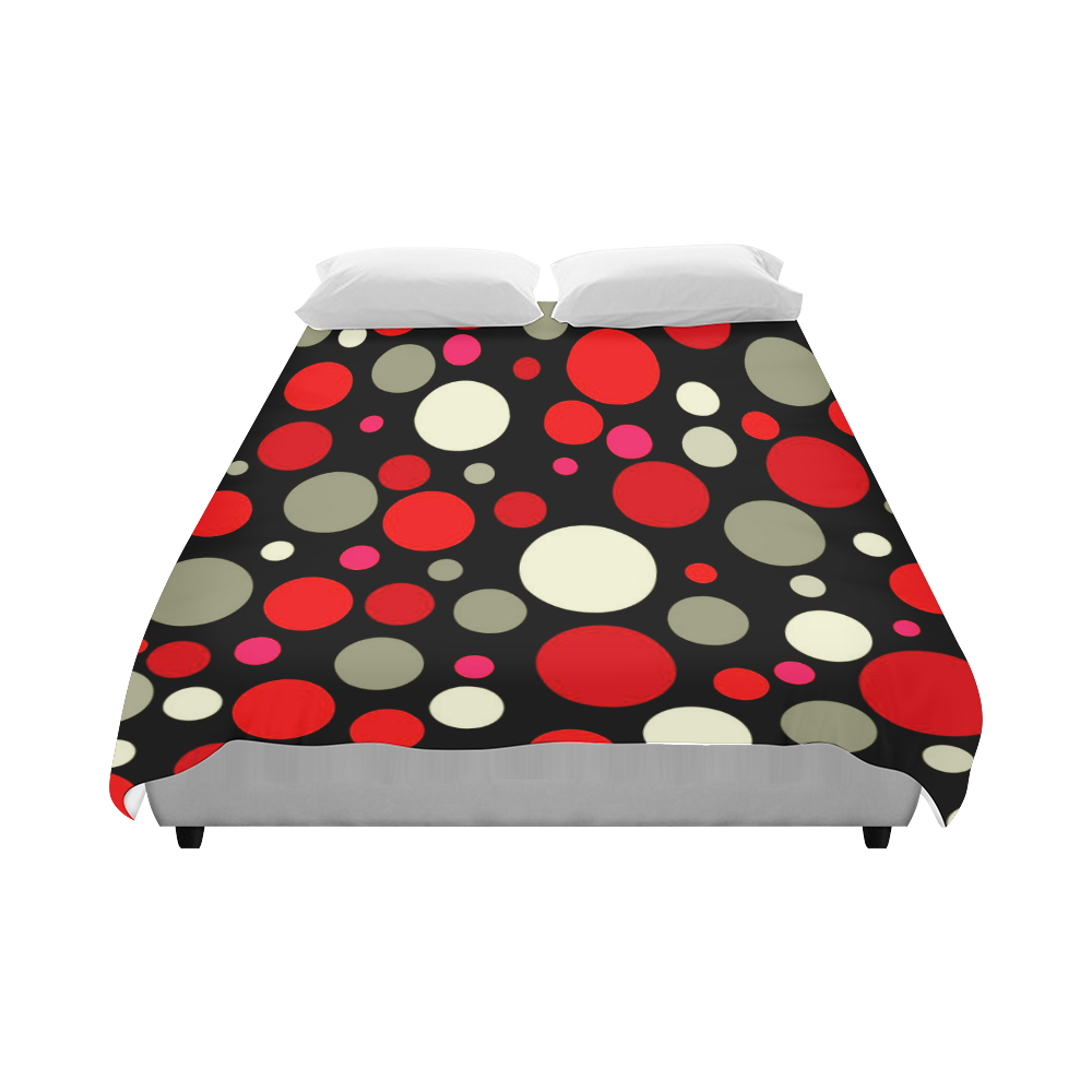 colorful polka dots Duvet Cover 86"x70" ( All-over-print)