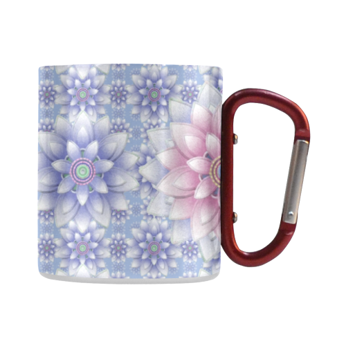ornaments pink+blue Classic Insulated Mug(10.3OZ)