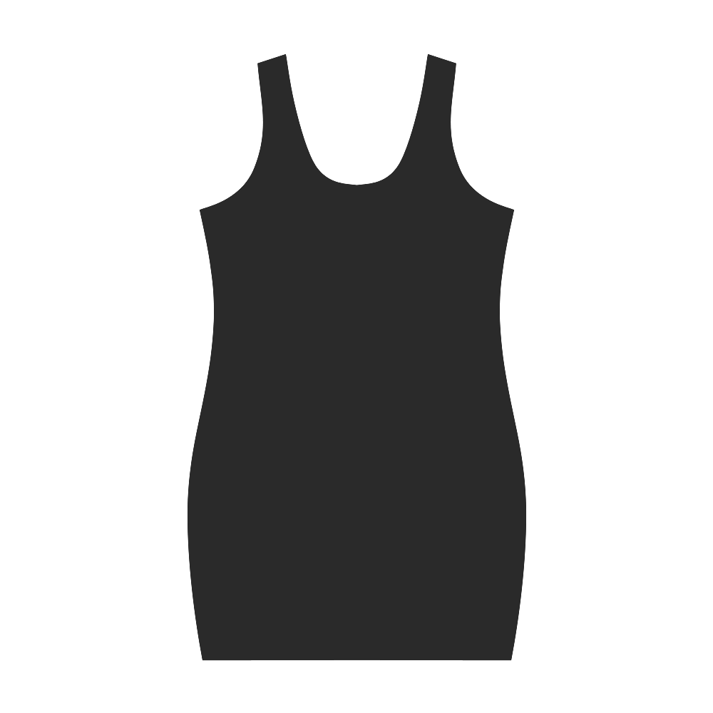 Colored Human Skull Medea Vest Dress (Model D06)