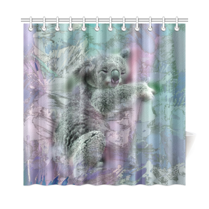 animal art studio 24516 Koala Shower Curtain 72"x72"