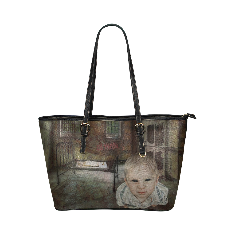 Room 13 - The Boy Leather Tote Bag/Large (Model 1651)