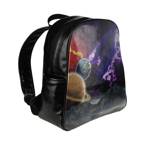 Strange Galaxy Multi-Pockets Backpack (Model 1636)