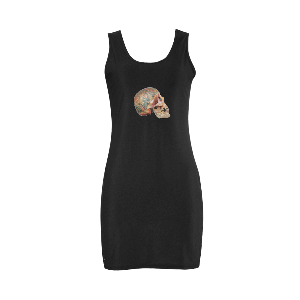 Colored Human Skull Medea Vest Dress (Model D06)