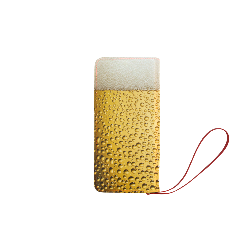 Close Up Beer Glass Novelty Women's Clutch Wallet (Model 1637)