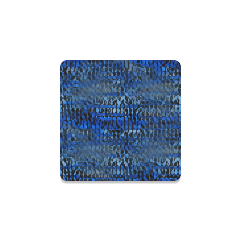 Blue Reflector Square Coaster