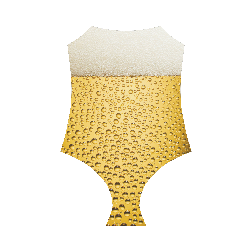 Close Up Beer Glass Novelty Strap Swimsuit ( Model S05)