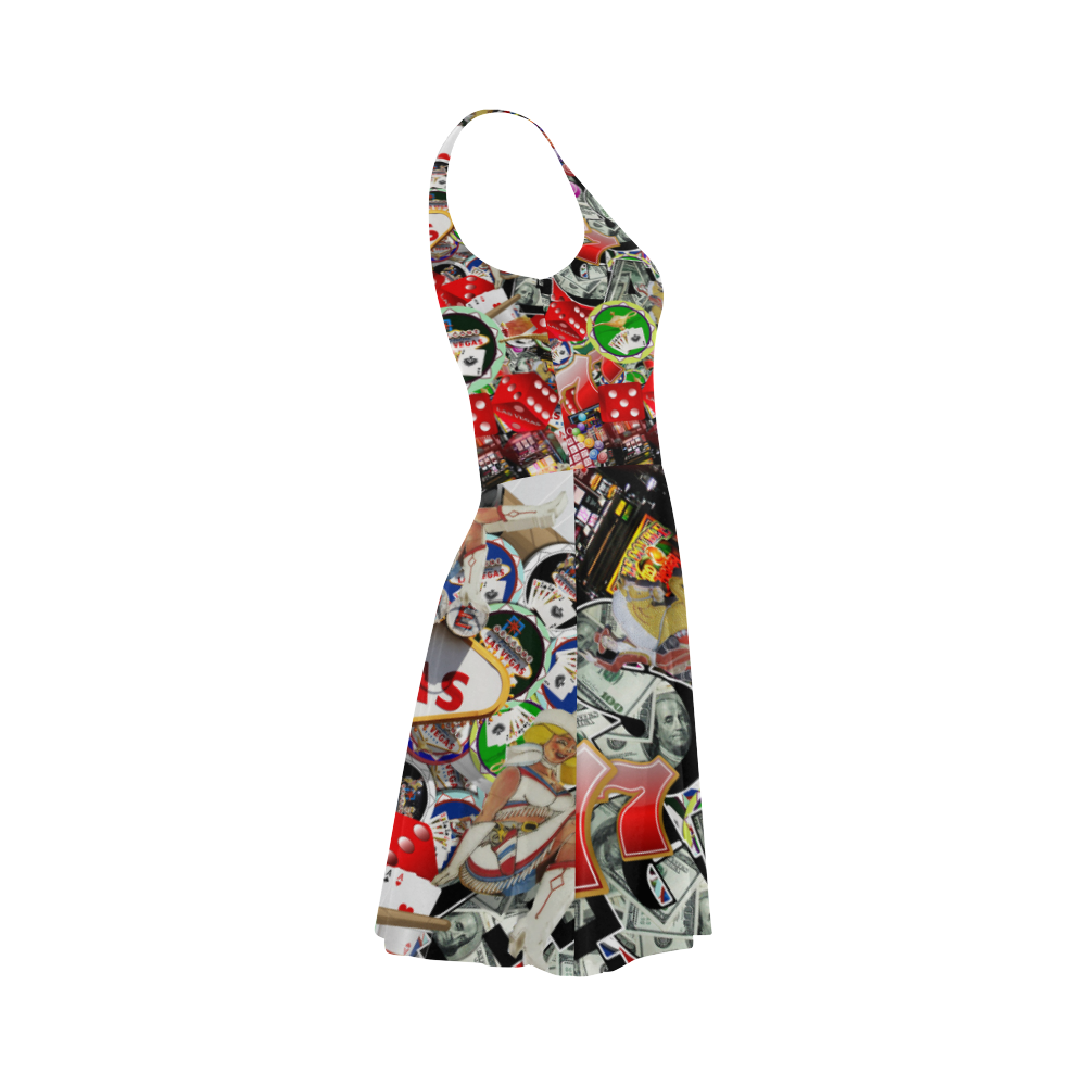 Las Vegas Icons - Gamblers Delight Atalanta Sundress (Model D04)