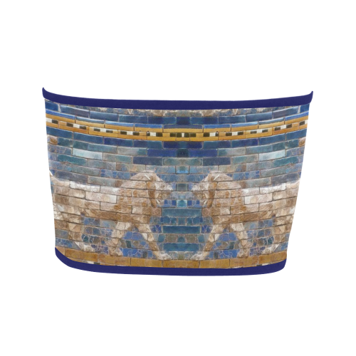 Two Lions And Daisis Mosaic Bandeau Top
