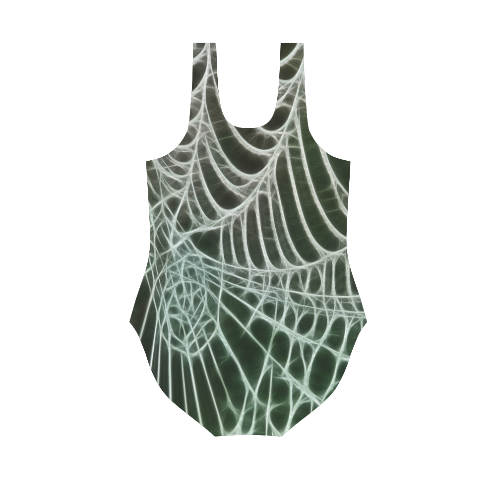 Spiders Net Vest One Piece Swimsuit (Model S04)