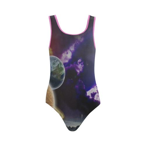 Strange Galaxy Vest One Piece Swimsuit (Model S04)