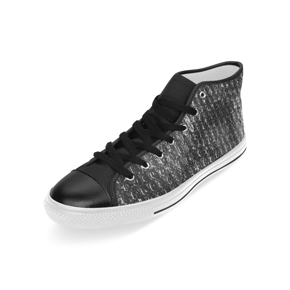 Slither Men’s Classic High Top Canvas Shoes (Model 017)