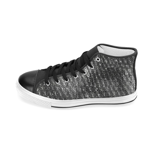 Slither Men’s Classic High Top Canvas Shoes (Model 017)