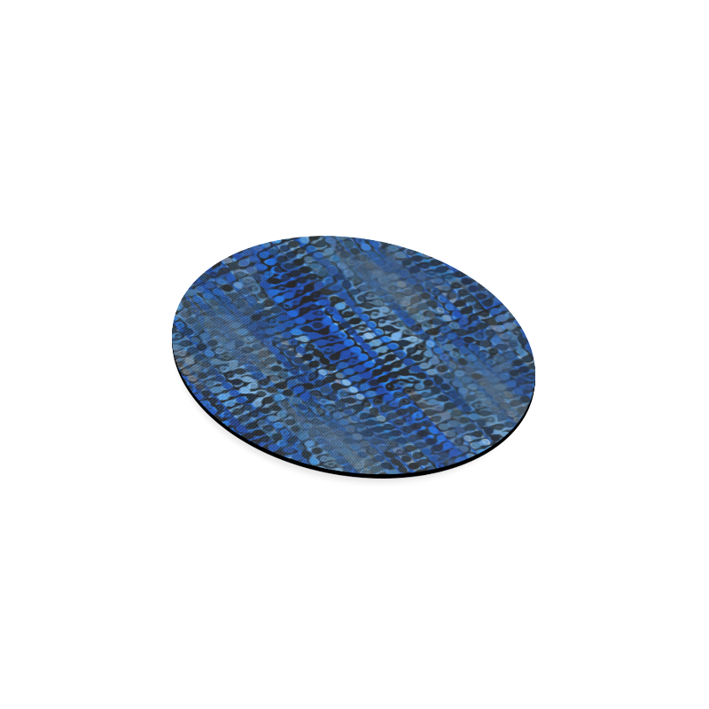 Blue Reflector Round Coaster