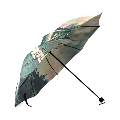 Sacré Coeur Funky Dots Foldable Umbrella (Model U01)