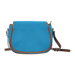 Methyl Blue Color Accent Saddle Bag/Large (Model 1649)
