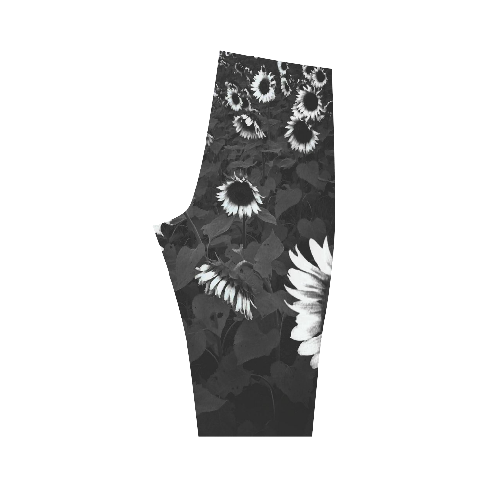 SUNFLOWERS 2 Hestia Cropped Leggings (Model L03)