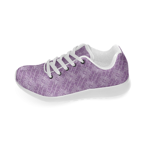 Lilac Jacuard Women’s Running Shoes (Model 020)
