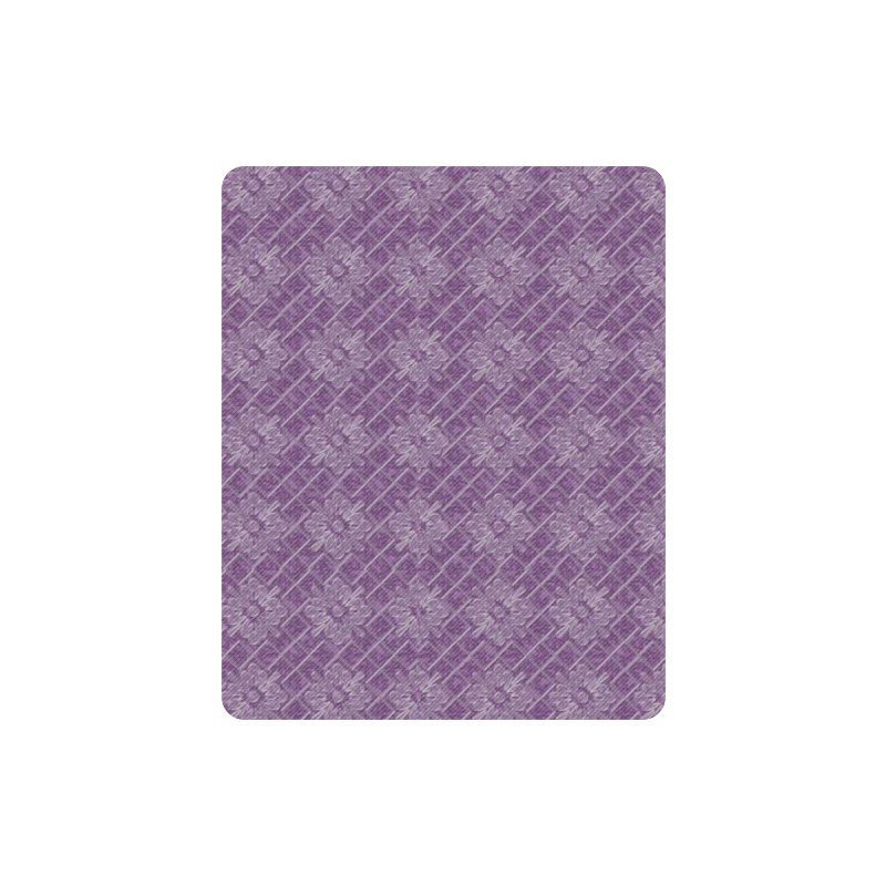 Lilac Jacuard Rectangle Mousepad