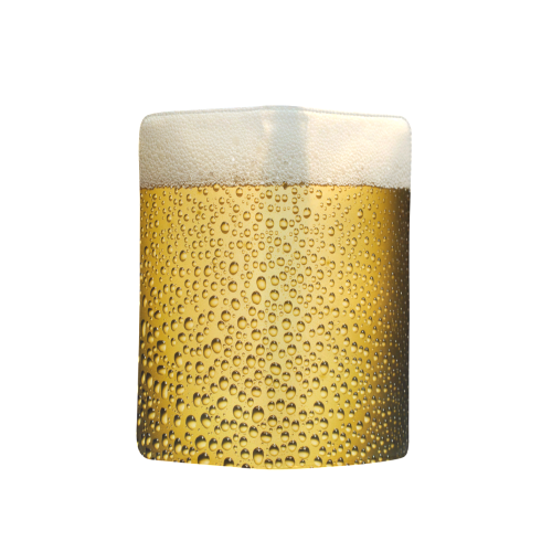 Close Up Beer Glass Novelty Men's Clutch Purse （Model 1638）
