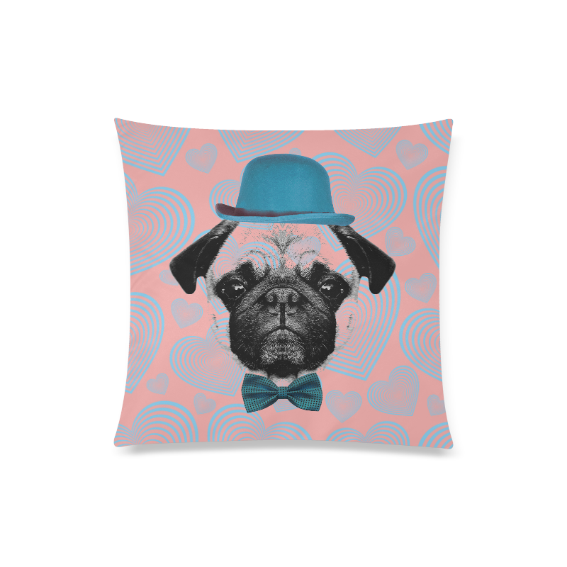 DOGS PUPPY Custom Zippered Pillow Case 20"x20"(Twin Sides)