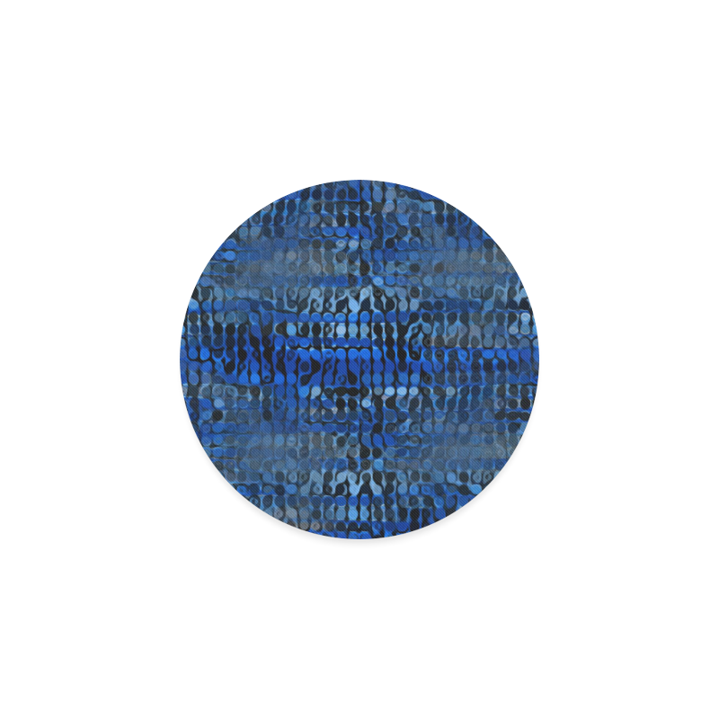 Blue Reflector Round Coaster