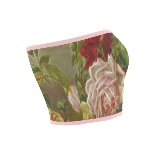 A Rose Is A Rose Is A Rose Bandeau Top