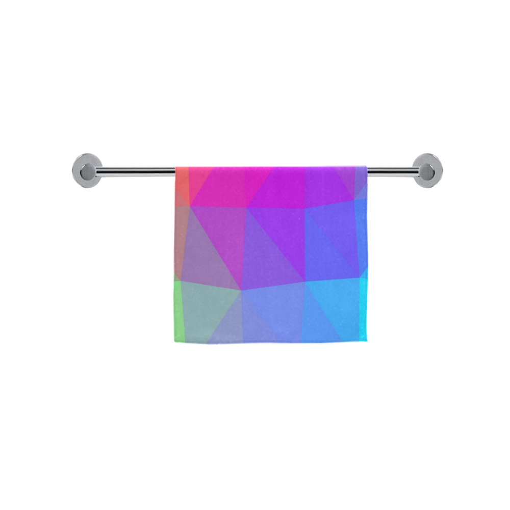 Triangle Rainbow Abstract Custom Towel 16"x28"