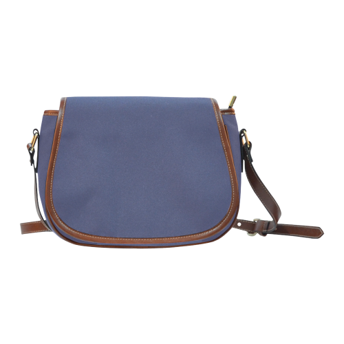 Deep Cobalt Color Accent Saddle Bag/Large (Model 1649)