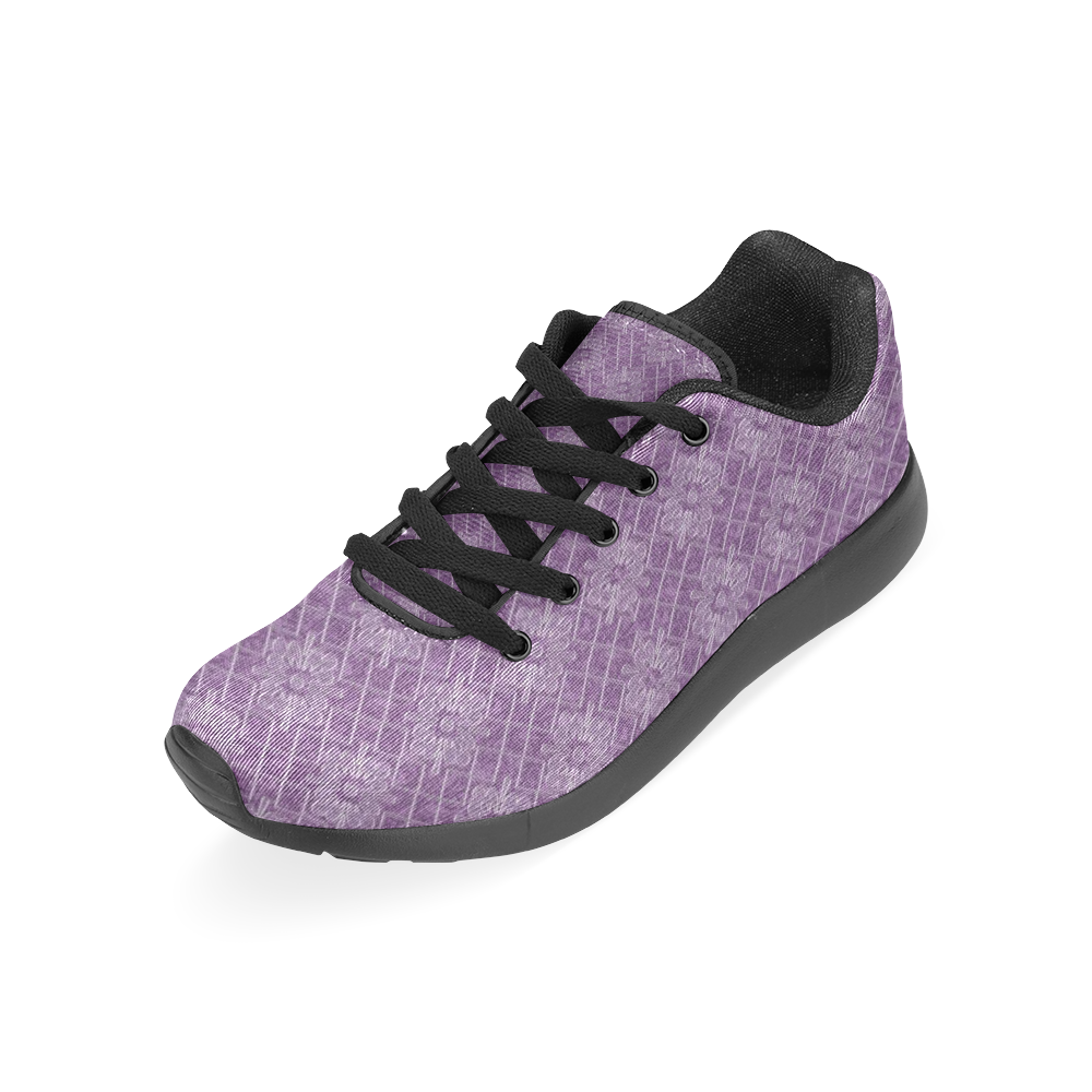 Lilac Jacuard Men’s Running Shoes (Model 020)