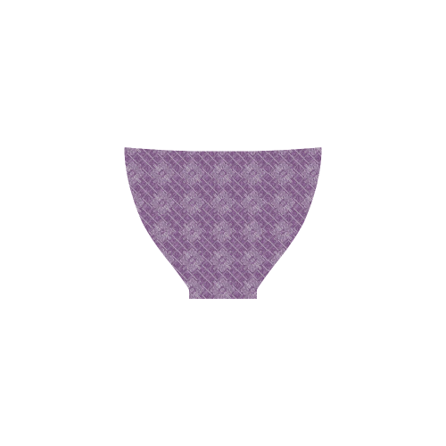 Lilac Jacuard Custom Bikini Swimsuit
