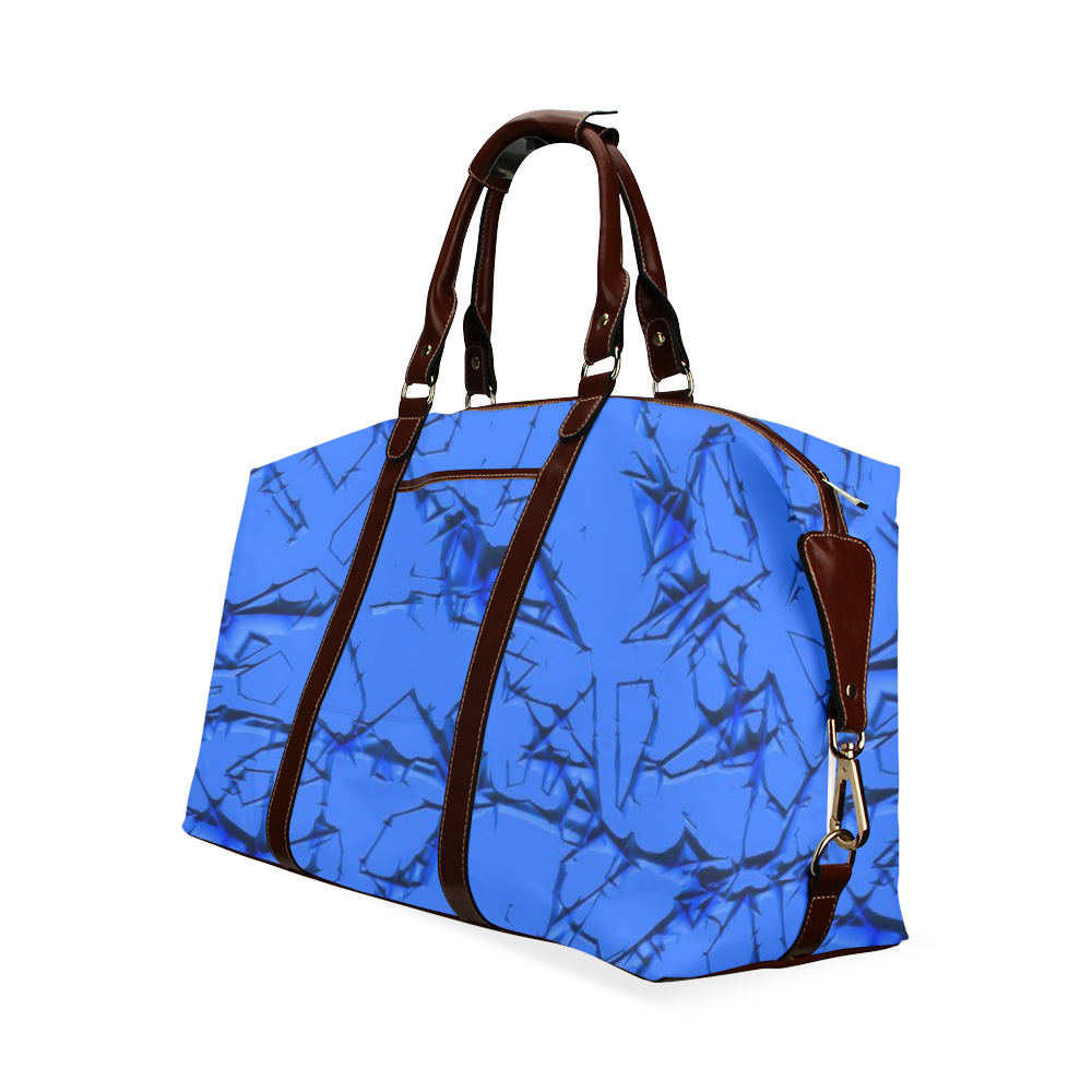 Thorny abstract,inky blue Classic Travel Bag (Model 1643)