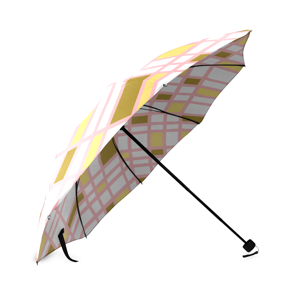 Plaid Design ABC FQ Foldable Umbrella (Model U01)