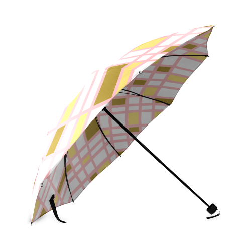 Plaid Design ABC FQ Foldable Umbrella (Model U01)