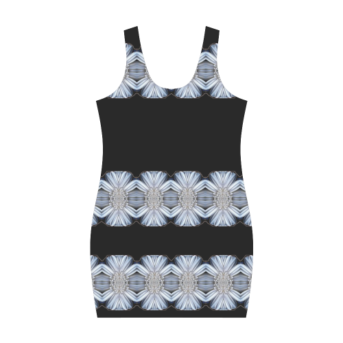 Summer calm in white and black. Medea Vest Dress (Model D06)