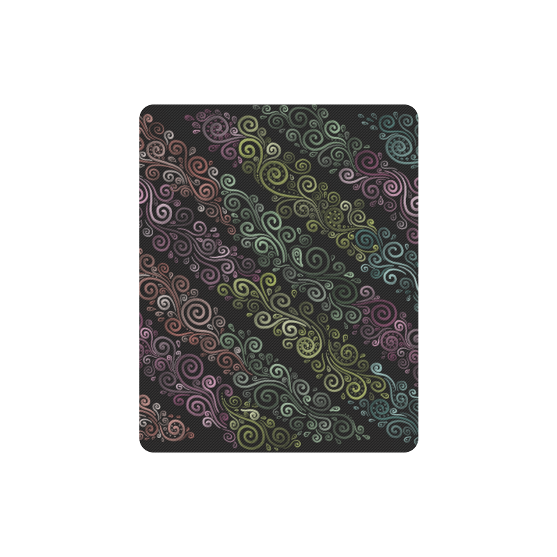 Psychedelic pastel Rectangle Mousepad