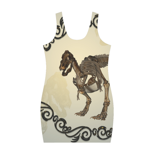 Dinosaur, t-rex Medea Vest Dress (Model D06)