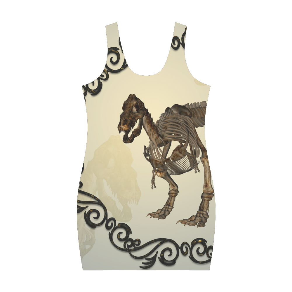 Dinosaur, t-rex Medea Vest Dress (Model D06)