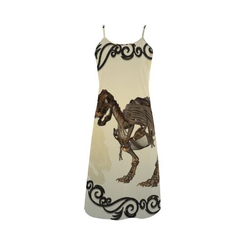 Dinosaur, t-rex Alcestis Slip Dress (Model D05)