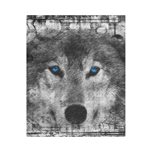 wolf Duvet Cover 86"x70" ( All-over-print)