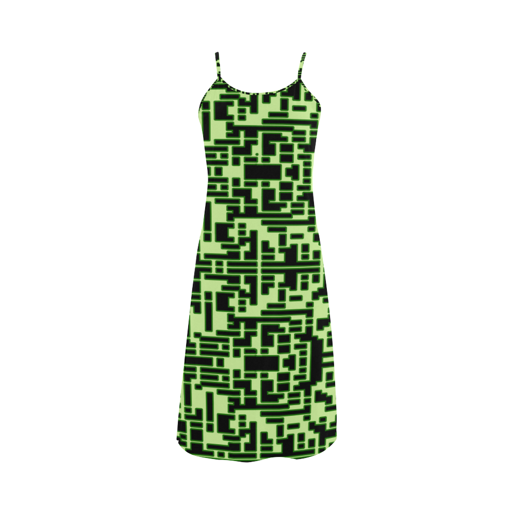 Psycho Glow Maze Alcestis Slip Dress (Model D05)