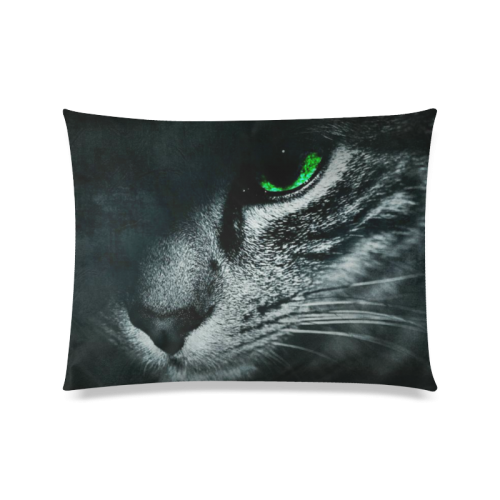 кот Custom Zippered Pillow Case 20"x26"(Twin Sides)