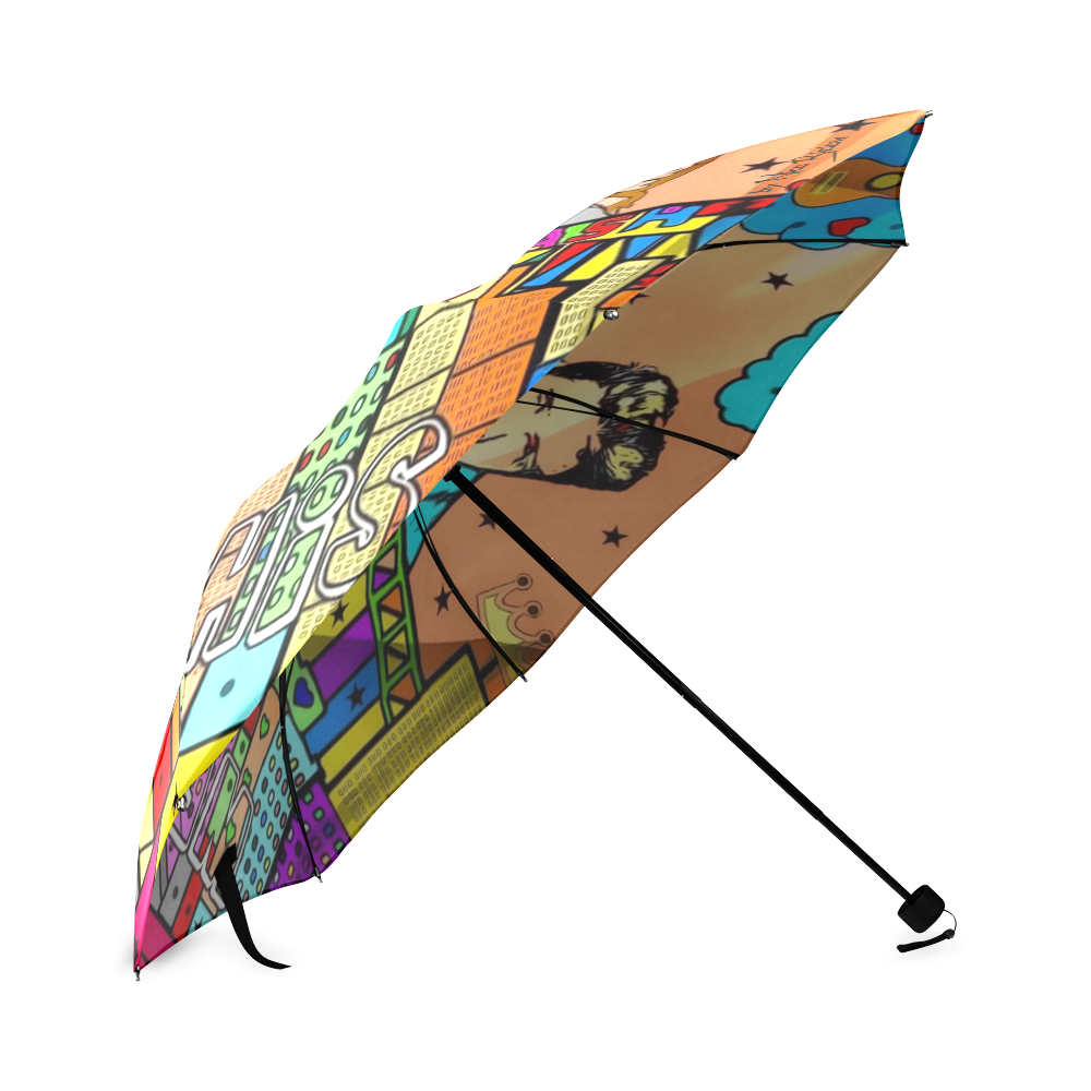 Memphis by Nico Bielow Foldable Umbrella (Model U01)