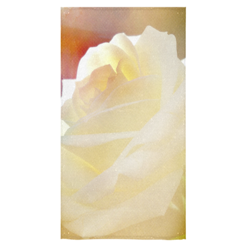 A Rose White Bath Towel 30"x56"