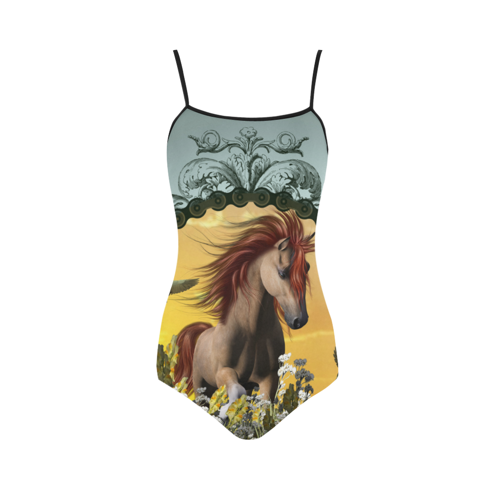 Wonderful horse Strap Swimsuit ( Model S05)